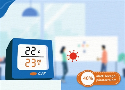A virusok tovabbadasanak minimalizalasa 40-60%